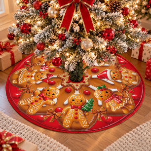 Kerststol Cute Cookie Snoep Kerstboom Kleed Rok