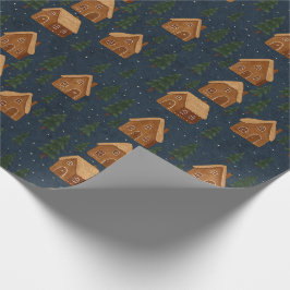 Kerststol Dorp Inpakpapier