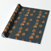 Kerststol Dorp Inpakpapier (Uitgerold)