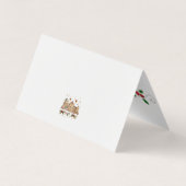 Kerststol Dorp Visitekaartje (Achterkant)
