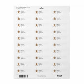 Kerststol Etiket (Full Sheet)