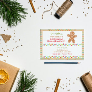 Kerststol Feest Uitnodiging
