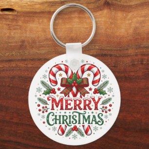 Kerststol Gelukkig Kerstmis Sleutelhanger