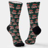 Kerststol Grappen Kerstvakantie Nieuwigheid Sokken (Gebogen)