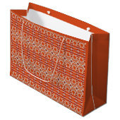 KERSTSTOL Grote Cadeaubag Groot Cadeauzakje (Voorkant Gekanteld)