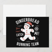 Kerststol Hardloopteam Kersthumor Feestdagenkaart (Voorkant / Achterkant)