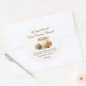 Kerststol Hete Chocolade Bom Gift Label (Envelop)