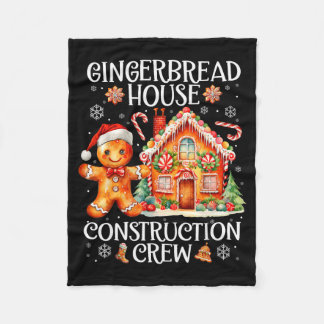 Kerststol Huis Bouwploeg Koekjes Bakken Fleece Deken