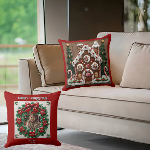 Kerststol Huis Worp Kussen