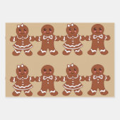 Kerststol Inpakpapier Set Vel (Voorkant)