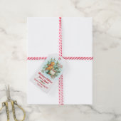 Kerststol Kerst Pop-By Cadeaulabel (Met Touw)