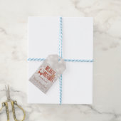 Kerststol Kerst Reindeer Cadeaulabel (Met Touw)