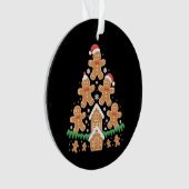 Kerststol Kerstboom Lichtjes Koek Bakken Ornament (voorkant)