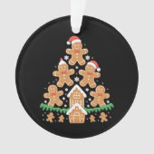 Kerststol Kerstboom Lichtjes Koek Bakken Ornament (voorkant)