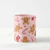 Kerststol Kerstding Stockings Roze Mok (Midden)