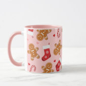 Kerststol Kerstding Stockings Roze Mok (Links)