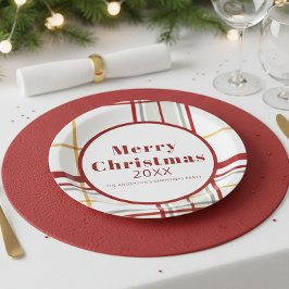 Kerststol Kerstfeest Papieren Bord