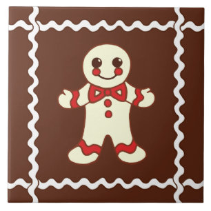 Kerststol Kerstkoek Keuken Onderzetter Tegel Tegeltje