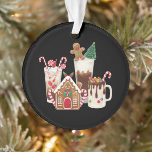 Kerststol Kerstkoffie Liefhebber Geschenk Kerstmis Ornament