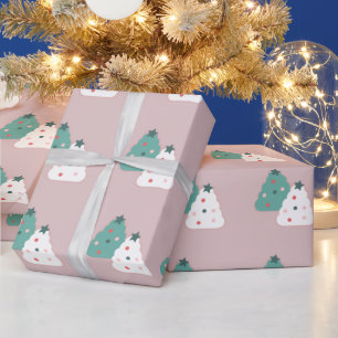 Kerststol kerstkrans verpakkings papier