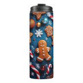 Kerststol Kerstmannen Thermosbeker (Voorkant)