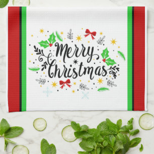 Kerststol Kerstmis Keukenhanddoek