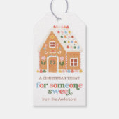 Kerststol Kerstvakantie Cadeaulabel (Voorkant)