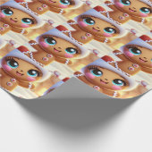 Kerststol Kerstvreugde Cadeaupapier (Hoek)