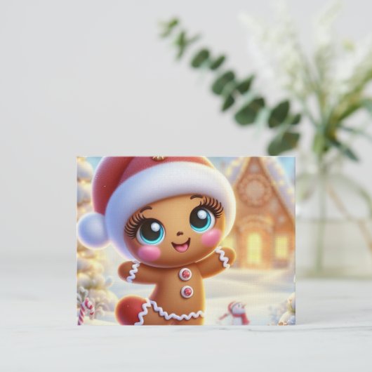 Kerststol Kerstvreugde Kaart (Staand voorkant)