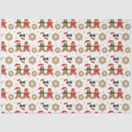 Kerststol Koek Patroon Kerst Tissue Papier