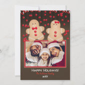 Kerststol Koekje Kerst Koekjes Vakantie Foto Kaart (Voorkant)