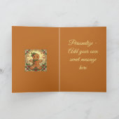 Kerststol Koekjes Feestelijke Kerstmis Feestdagen Kaart (Binnen)