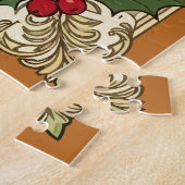 Kerststol Koekjes Festieve Kerst Legpuzzel (Zijkant)