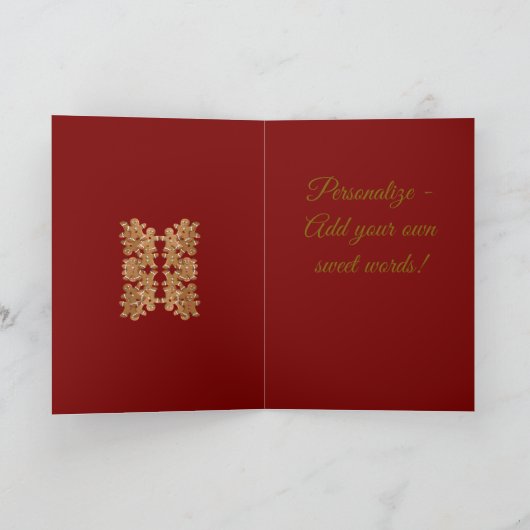 Kerststol Koekjes Kerstbakfeest Bakvakantie Feestdagen Kaart (Binnen)