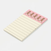 Kerststol Koekjes Post It Notities Post-it® Notes (Schuin)