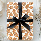 Kerststol Koekjes Schattig Kerstmis Cadeaupapier