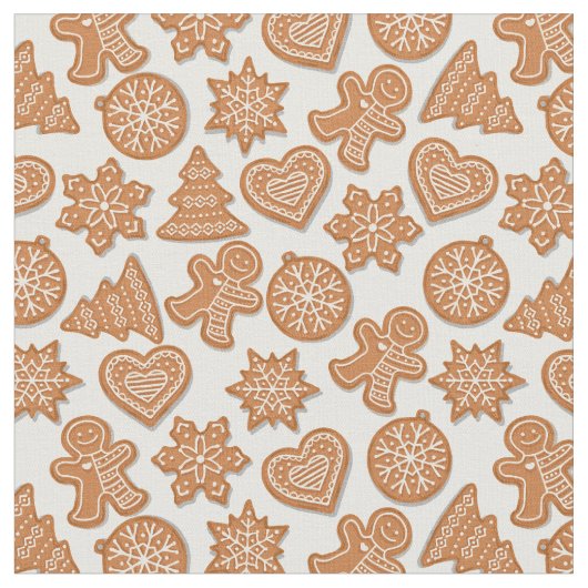 Kerststol Koekjes Schattig Kerstmis Stof (Close Up)