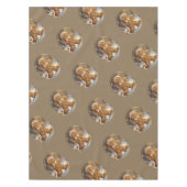 Kerststol Koekjes Whimsical Kerstmis Tafelkleed (Voorkant)