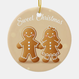 Kerststol Koppel Zoete Kerst Bakliefhebber Keramisch Ornament