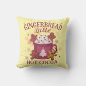 Kerststol latte warme chocolade kerst Babydeken Kussen (Voorkant)