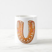 Kerststol Letter U Monogram Kerstkoek Koffiemok (Center)