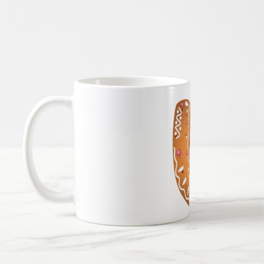 Kerststol Letter U Monogram Kerstkoek Koffiemok (Links)