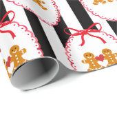 Kerststol Mensen Inpakpapier (Rol Hoek)
