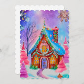 Kerststol ontwerp 7 kerstkaart (Voorkant / Achterkant)