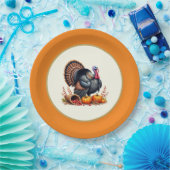 Kerststol papieren bordje (Feest)