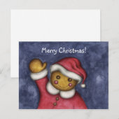 Kerststol Postkaart Feestdagenkaart (Voorkant / Achterkant)