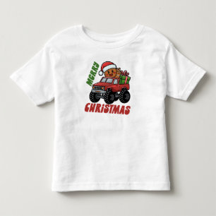 Kerststol Prettig Kerst Truck Kinder Shirts