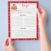 Kerststol Recept Pagina Flyer (Hand)