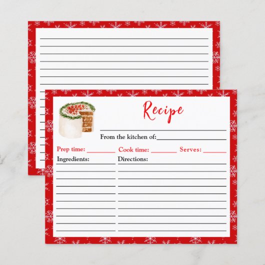 Kerststol Recept voor Kerstbakken (Voorkant / Achterkant)