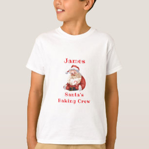 Kerststol Santa's Bakploeg Kinderen T-shirt